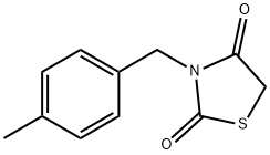 3-[(4-methylphenyl)methyl]-1,3-thiazolidine-2,4-dione Struktur