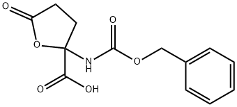 2-Furancarboxylicacid,tetrahydro-5-oxo-2-[[(phenylmethoxy)carbonyl]amino]-(9CI) Struktur