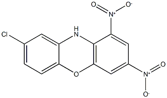 8-chloro-1,3-dinitro-10H-phenoxazine Struktur