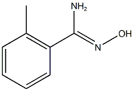 N'-hydroxy-2-methylbenzenecarboximidamide(SALTDATA: FREE) Struktur