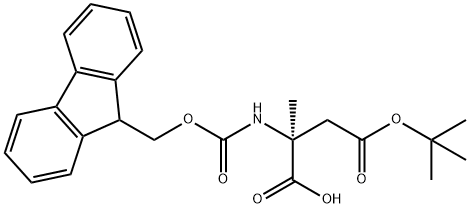 FMoc-α-Me-Asp(OtBu)-OH Struktur