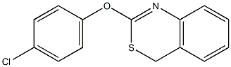 4H-3,1-benzothiazin-2-yl 4-chlorophenyl ether Struktur