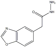 2-(1,3-benzoxazol-5-yl)acetohydrazide Struktur