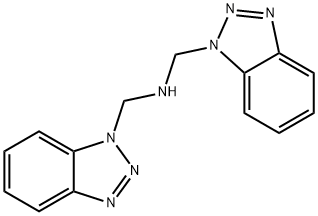 Bis((1H-Benzo[D][1,2,3]Triazol-1-Yl)Methyl)Amine Struktur