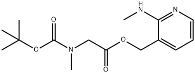 2-(methylamino)pyridin-3-yl)methyl 2-((tert-butoxycarbonyl)(methyl)amino)acetate