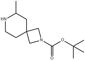 tert-butyl 6-methyl-2,7-diazaspiro[3.5]nonane-2-carboxylate Structure