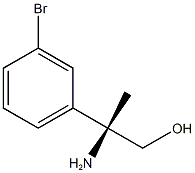 (2R)-2-amino-2-(3-bromophenyl)propan-1-ol Struktur