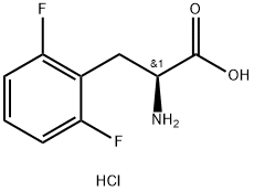 H-2,6-Difluoro-Phe-OH · HCl Struktur