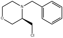 Morpholine, 3-(chloroMethyl)-4-(phenylMethyl)-, (3R)- Struktur