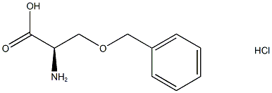 H-D-Ser(OBzl)-OH HCl Struktur