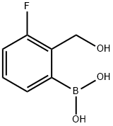 3-Fluoro-2-(hydroxymethyl)phenylboronic acid Struktur