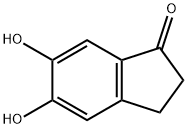 56-dihydroxy-indan-1- Struktur