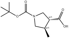 1,3-pyrrolidinedicarboxylic acid, 4-methyl-, 1-(1,1-dimethylethyl) ester, (3r,4r)-rel-