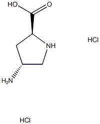 (4S)-rel-4-amino- D-Proline hydrochloride (1:2) Struktur