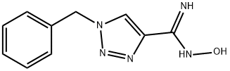 (Z)-1-benzyl-N'-hydroxy-1H-1,2,3-triazole-4-carboximidamide Struktur