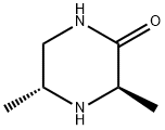 (3r,5r)-3,5-dimethylpiperazin-2-one Struktur