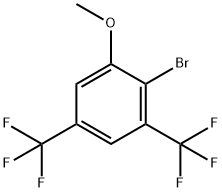 2-bromo-3,5-bis(trifluoromethyl)anisole Struktur