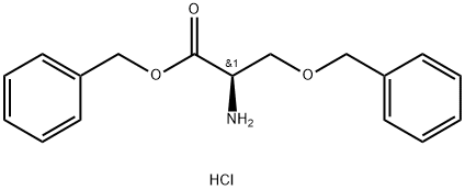 O-Benzyl-D-serine benzyl ester hydrochloride Struktur