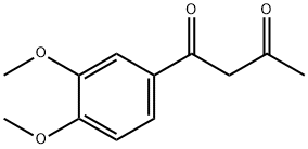 1-(3,4-dimethoxyphenyl)butane-1,3-dione Struktur