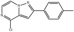 4-CHLORO-2-(4-METHYL)-PHENYLPYRAZOLO[1.5-A]PYRAZINE Struktur