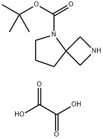 2,5-diaza-spiro[3.4]octane-5-carboxylic acid tert-butyl ester oxalate Struktur