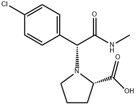 (S)-1-((R)-1-(4-chlorophenyl)-2-(methylamino)-2-oxoethyl)pyrrolidine-2-carboxylic acid Struktur