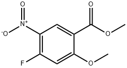 4-Fluoro-2-Methoxy-5-nitro-benzoicacid Struktur