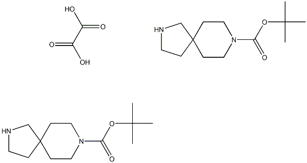 2,8-Diazaspiro[4.5]decane-8-carboxylic acid,1,1-diMethylethyl ester, ethanedioate (2:1) Struktur