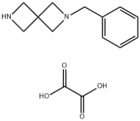 2-Benzyl-2,6-diazaspiro[3.3]heptane hemioxalate Struktur