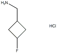 (3-FLUOROCYCLOBUTYL)METHAMINE HCL Struktur