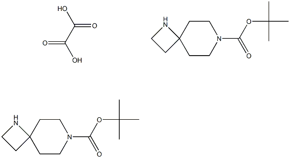 1,7-Diazaspiro[3.5]nonane-7-carboxylic acid tert-butyl ester hemioxalate Struktur