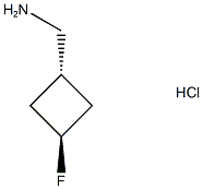 TRANS-(3-FLUOROCYCLOBUTYL)METHAMINE HCL Struktur