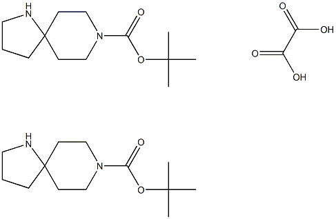 8-Boc-1,8-diazaspiro[4.5]decane hemioxalate Struktur