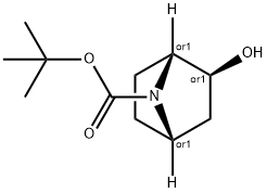 (1R,2S,4S)-rel-7-Boc-7-azabicyclo[2.2.1]heptan-2-ol Struktur