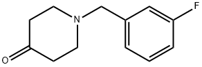 1-(3-fluorobenzyl)piperidin-4-one Struktur