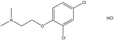 [2-(2,4-dichlorophenoxy)ethyl]dimethylamine hydrochloride Struktur