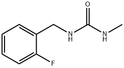 1-[(2-fluorophenyl)methyl]-3-methylurea Struktur