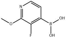 3-Fluoro-2-methoxypyridine-4-boronic acid Struktur