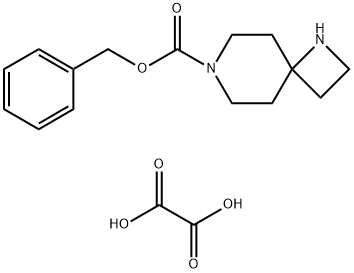 Benzyl 1,7-diazaspiro[3.5]nonane-7-carboxylate oxalate(2:1) Struktur