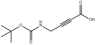 2-Butynoicacid,4-[[(1,1-dimethylethoxy)carbonyl]amino]-(9CI) Struktur