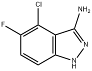 4-chloro-5-fluoro-1h-indazol-3-amine Struktur