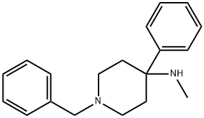 1-benzyl-N-methyl-4-phenylpiperidin-4-amine Struktur