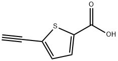 2-Thiophenecarboxylicacid,5-ethynyl-(9CI) Struktur