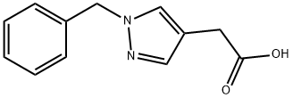 2-(1-BENZYL-1H-PYRAZOL-4-YL)ACETIC ACID Struktur