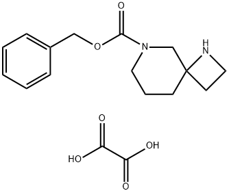 Benzyl 1,6-diazaspiro[3.5]nonane-6-carboxylate oxalate(2:1) Struktur