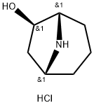 (1r,5s,6r)-rel-8-azabicyclo[3.2.1]octan-6-ol hydrochloride Struktur