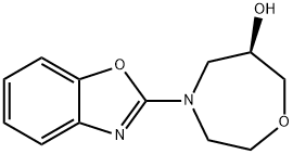 (R)-4-(benzo[d]oxazol-2-yl)-1,4-oxazepan-6-ol Struktur