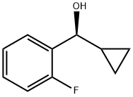 (S)-cyclopropyl(2-fluorophenyl)methanol Struktur