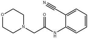 N-(2-cyanophenyl)-2-(morpholin-4-yl)acetamide Struktur