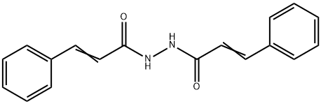 (2Z)-3-phenyl-N'-[(2E)-3-phenylprop-2-enoyl]prop-2-enehydrazide Struktur